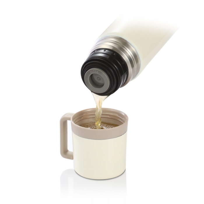 Термос с кружкой CONSTANT CREAM 0,7 л, нержавеющая сталь Термос с кружкой CONSTANT CREAM 0,7 л, нержавеющая сталь