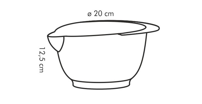 Миска меламиновая DELICIA 20 см, 2,0 л Миска меламиновая DELICIA 20 см, 2,0 л