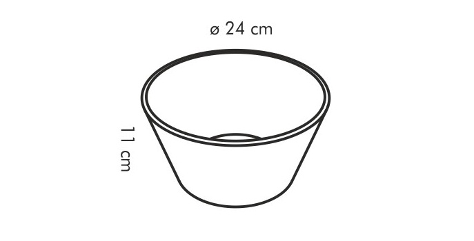 Миска круглая GUSTITO d 24 см Миска круглая GUSTITO d 24 см