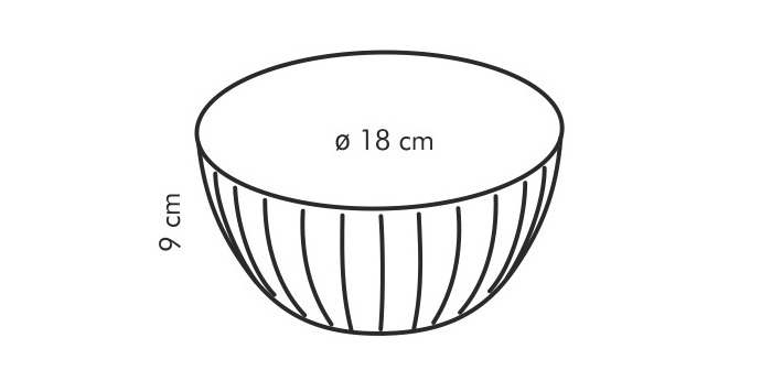 Миска пластиковая DELICIA d 18 см, 1,5л Миска пластиковая DELICIA d 18 см, 1,5л