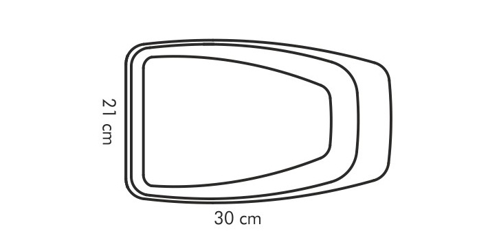 Разделочная доска /совок PRESTO 30 x 21 см Разделочная доска /совок PRESTO 30 x 21 см