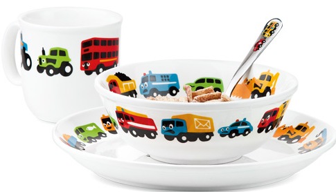 Набор посуды BAMBINI, машинки, 3 шт. Набор посуды BAMBINI, машинки, 3 шт.