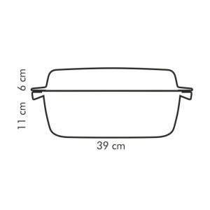 Жаровня с крышкой PREMIUM 39 x 22 см Жаровня с крышкой PREMIUM 39 x 22 см