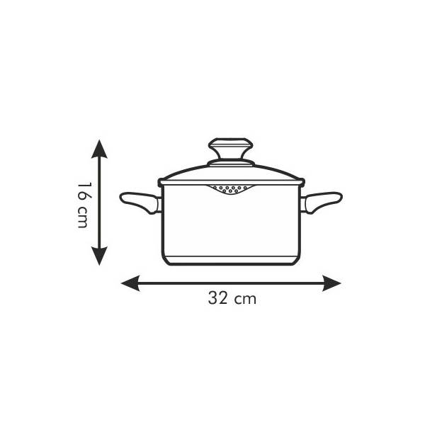 Кастрюля PRESTO с воронкой и крышкой, d 20 см, 2,5 л Кастрюля PRESTO с воронкой и крышкой, d 20 см, 2,5 л
