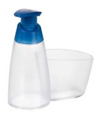Дозатор моющего средства CLEAN KIT, с подставкой для губки Дозатор моющего средства CLEAN KIT, с подставкой для губки
