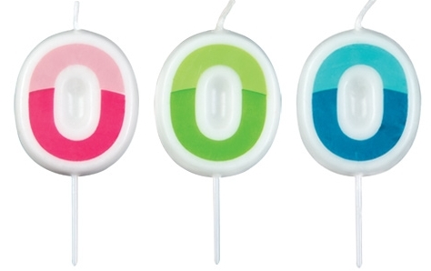 Свеча для торта DELICIA KIDS, ноль Свеча для торта DELICIA KIDS, ноль
