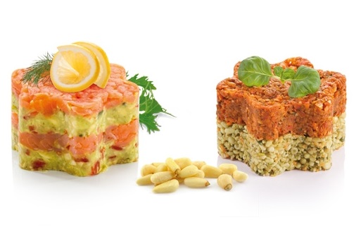 Формочки для придания блюдам формы PRESTO FoodStyle, цветы, 2 шт Формочки для придания блюдам формы PRESTO FoodStyle, цветы, 2 шт