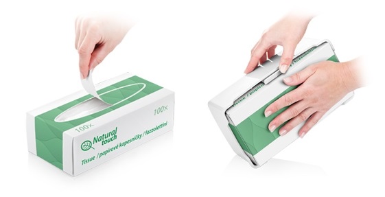 Коробка для бумажных платочков CLEAN KIT Коробка для бумажных платочков CLEAN KIT