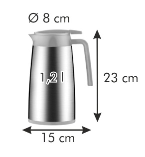 Термос с дозатором CONSTANT MOCCA 1.2 л, нержавеющая сталь Термос с дозатором CONSTANT MOCCA 1.2 л, нержавеющая сталь