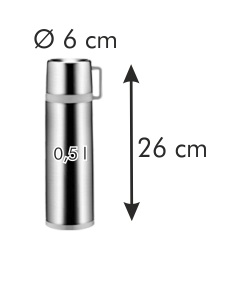 Термос с кружкой CONSTANT MOCCA 0,5 л, нержавеющая сталь Термос с кружкой CONSTANT MOCCA 0,5 л, нержавеющая сталь