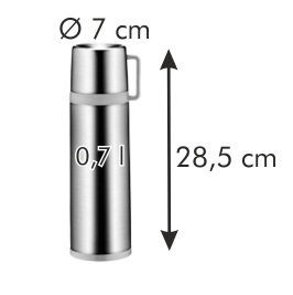 Термос с кружкой CONSTANT MOCCA 0,7 л, нержавеющая сталь Термос с кружкой CONSTANT MOCCA 0,7 л, нержавеющая сталь