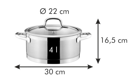 Кастрюля PRESIDENT с крышкой d 22 cm, 4.0 л. Кастрюля PRESIDENT с крышкой d 22 cm, 4.0 л.