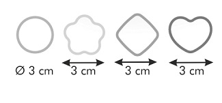 Формочка для канапе PRESTO Foodstyle, 4 шт. Формочка для канапе PRESTO Foodstyle, 4 шт.