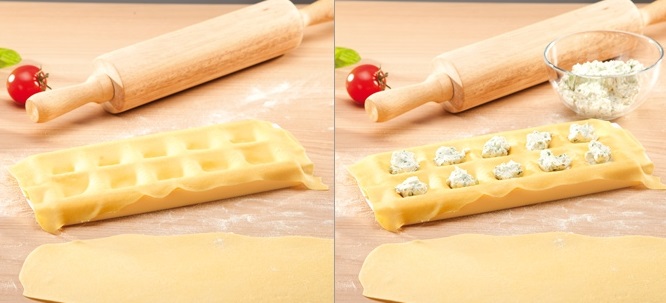 Форма для квадратных равиоли DELICIA, 10 шт Форма для квадратных равиоли DELICIA, 10 шт
