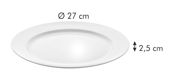 Тарелка мелкая OPUS STRIPES o 27cm Тарелка мелкая OPUS STRIPES o 27cm