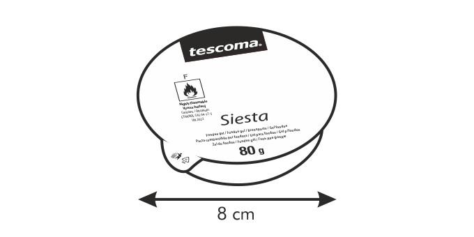 Гель для фондю SIESTA, 3 шт Гель для фондю SIESTA, 3 шт