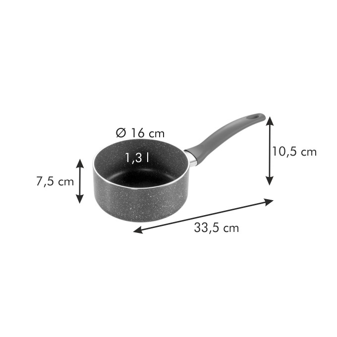 Ковш MANICO ROSSO ø 16 см, 1.3 л, Ковш MANICO ROSSO ø 16 см, 1.3 л,
