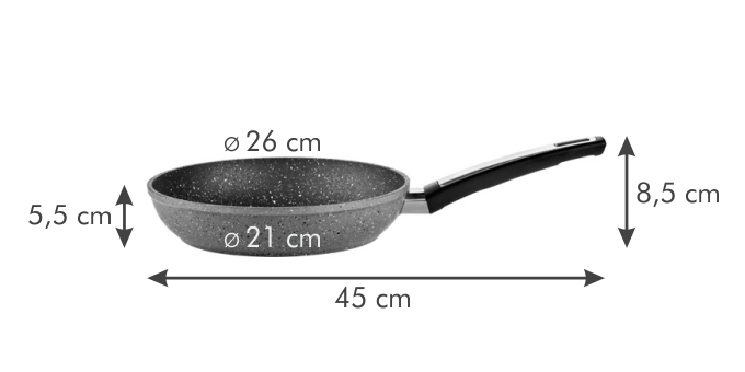Сковорода i-PREMIUM Stone ø 26 см, Сковорода i-PREMIUM Stone ø 26 см,
