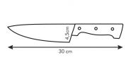 Нож кулинарный HOME PROFI, 17 см
