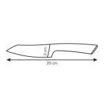 Нож с керамическим лезвием AZZA 10 см, Tescoma