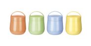 Термос для продуктов FAMILY COLORI 1.4 л, оранжевый,