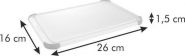 Разделочная доска PRECIOSO 26 x 16 см,