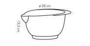 Миска меламиновая DELICIA 20 см, 2,0 л