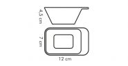 Миска для дрессинга глубокая GUSTITO 12 x 7 см