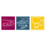 Кухонные полотенца CLEAN KIT, набор из 3 штук