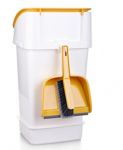 Мусорное ведро CLEAN KIT 21 л, со щеткой, совком и мешками