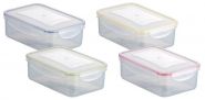 Контейнер FRESHBOX, 3,7 л, прямоугольный, 4 миски