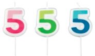 Свеча для торта DELICIA KIDS, пятерка