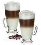 Стеклянная кружка латте маккиато CREMA 300 мл