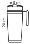 Дорожная термокружка CONSTANT 0,4 л, нерж.сталь