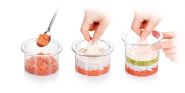 Формочки для придания блюдам формы PRESTO FoodStyle, круги, 3 шт.
