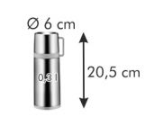 Термос с кружкой CONSTANT MOCCA 0,3 л, нержавеющая сталь