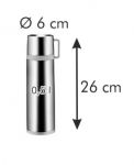 Термос с кружкой CONSTANT MOCCA 0,5 л, нержавеющая сталь
