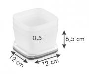 Контейнеры для заморозки PURITY 0,5 л, 3 шт