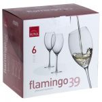 Набор бокалов для вина 390 мл Flamingo, 6 шт