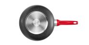 WOK MANICO ROSSO 28 CM